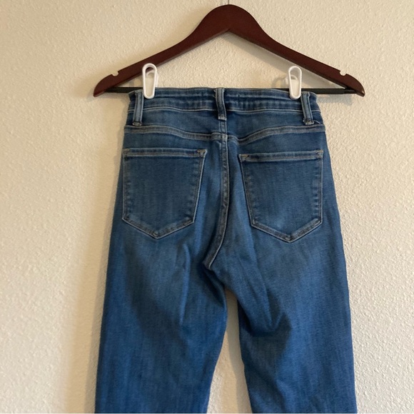 Flying Monkey Women's Blue Denim High Rise Skinny Jeans Size 25 - Picture 5 of 10